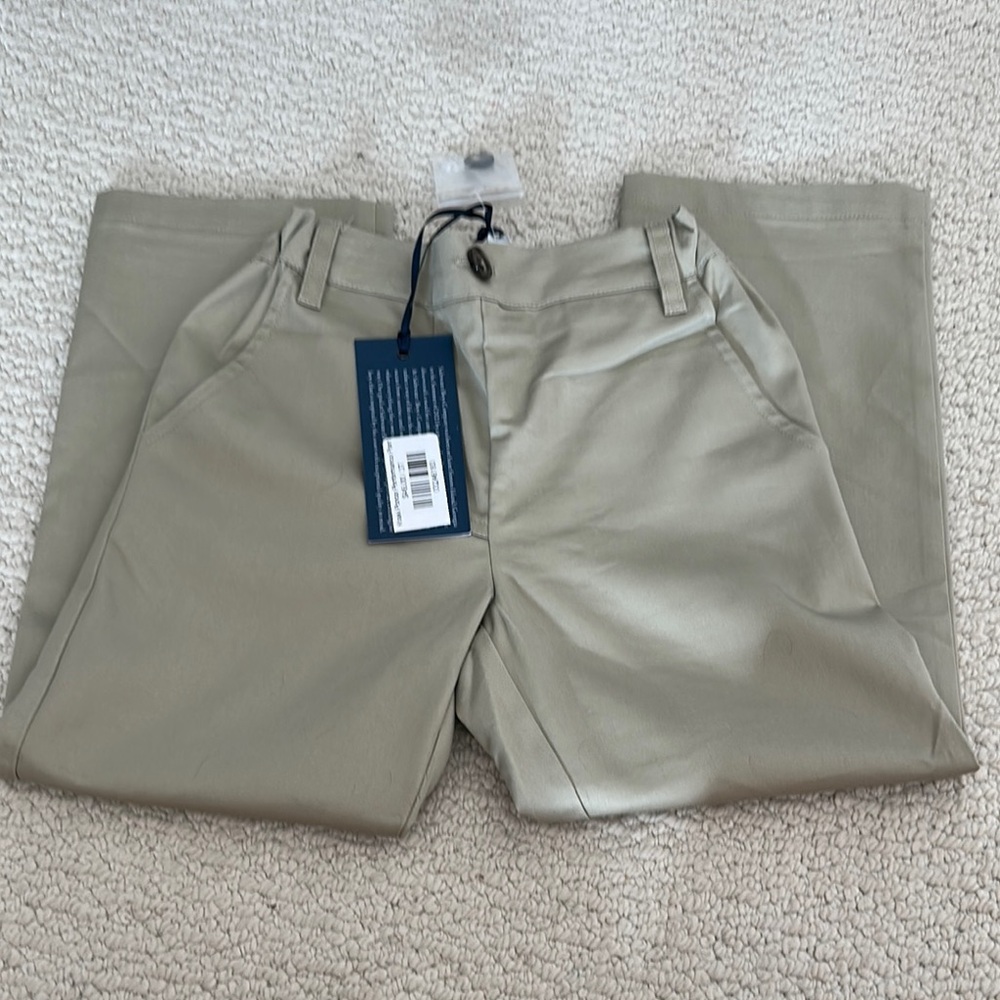 NWT Boys Saltwater Boys Company Khaki Ponce Performance pants